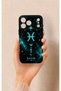 iPhone 17 Pro Max Compatible Silicone Case with Pisces-Themed Pattern