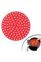Colorful, Heat-Resistant, Washable Silicone Oven and Air Fryer Round Baking Mat, 23 cm (5496)