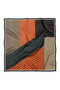 Bandană tip eșarfă cu model patchwork 70x70 cm - 3