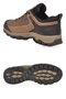 Men's Coffee Genuine Leather Lace-Up Outdoor Trekking Shoes 2546 - 5