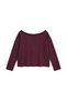 Busem Boat Neck Loose Long Sleeve Blouse - 4