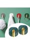 2-Piece Adhesive Retro Hanger Cabinet Door Handle Green (5496)