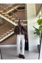 VELVET COAT WITH HERRINGBONE PATTERN - 4