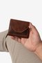 Albon Vintage Genuine Leather Wallet with Magnetic Closure