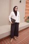 Cream-Colored, Beaded, Button-Front Knit Cardigan - 4