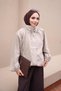 Stone-Washed Mock Neck Zipper Jacket