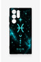 Samsung S22 Ultra Compatible Silicone Case with Pisces-Themed Pattern - 2