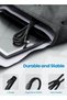 كابل USB C إلى USB C، 60 واط، من النوع C إلى النوع C (10 أقدام/3 متر، أسود) - 6