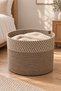 Amaterasu Jute Straw Basket, Organizer Basket, Woven Basket 40 cm x 30 cm - 3