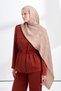MAREN PATTERNED FLOSS VISCOSE SCARF - CAMEL HAIR - 2