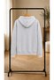 Women's Oversized Hooded Sweatshirt with Floral Bicycle Print - Drapey, Flowy Fit - 2