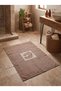 Set of 2 100% Cotton Footprint Bath Mats - 2