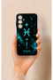Samsung A55 Compatible Silicone Case with Pisces-Themed Pattern