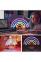 Plastic Rainbow Neon LED Light – Decorative Colorful Desktop and Ambient Lighting (5496) - 2