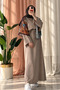 Long Basic Linen Dress—Plum