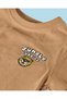 Infant Boys Brown Printed Crew Neck T-Shirt - 2