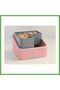 3D-Printed Pistachio Bowl - Dual-Chambered Shell Separator Serving Bowl - Pink-Gray GEN01