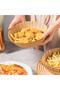 50-Pack of Air Fryer Baking Sheets—Disposable, Water-Resistant, Round Plate Style, PVC (5496) - 5