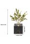 Artificial Flower with Light – Black Cobalt Led Decorative Plant, Desktop and Home Office Illuminated Ornamental Plant - 5
