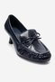 TINLEY Navy Blue Women's Heeled Shoes - 6