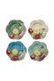 Laverna Bone 4-Piece Tea Plate Set