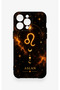 iPhone 13 Pro Max Compatible Leo Zodiac-Themed Patterned Silicone Case - 2