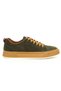 Genuine Nubuck Leather Khaki EVA Sole Men's Sneaker - 1185