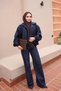 Navy Blue Jacket with Zippered Pockets - 2