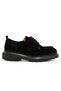 Genuine Suede Leather with EVA Sole, Black Casual Men's Shoes - E54083
