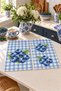 Blueberry Picnic Wild Blueberry Checked Pattern Digitally Printed 2-Piece Kitchen Towel Set, 35x55 cm - 7