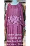 Silk Dress with Ethnic Patterned Woven Fabric on the Front, Lined, Standard Size - 2