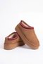 Women's Thick Heeled Furry Short Ankle Boots Ug03Nav - 3