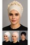 4 Pcs Ruffle Bonnet Hijab Bonnet