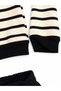 Boys' and Girls' Patterned 3-Strand Brushed Inside Crew Neck Cotton Sweatsuit Set - 4
