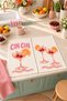 Cin Cin Orange and Cherry Glass-Patterned Digitally Printed 2-Piece Kitchen Towel Set, 35x55 cm - 5