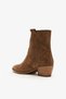 Dallas Cigar Suede Leather Western Studded Boots - 2