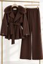 Fur-Trimmed Scuba Set with Zip Detail - 4