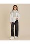 Senior Girls Black Wide Leg Jeans - 2