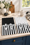 Silver Bow Kitchen Towel Set of 2 with Black-and-White Polka Dot Digitally Printed Design, 35x55 cm - 8