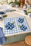 Blueberry Picnic Wild Blueberry Checked Pattern Digitally Printed 2-Piece Kitchen Towel Set, 35x55 cm - 5