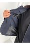 Boxy Jacket with Velvet Collar Detail - 4