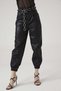 Pleated leather pants - 4