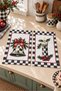 Checkered Bells Checkered Bell Candle New Year's Pattern Digitally Printed 2-Piece Kitchen Towel Set 35x55 cm - 4
