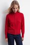 Women's red double-zip cardigan alc-x15900 - 3