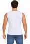 Men's White Modal Sleeveless V-Neck Tank Top - 3