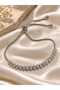 Zircon Shuttlecock-Stone Steel Bracelet with Lift Mechanism—Tarnish-Resistant Gold Plating with Rhodium Protection - 2