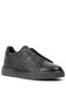 - Genuine Leather, Laceless, Black Casual Men's Sneakers - 115-K616 - 3