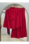 Cannaz Side-Tie Two-Strap Pants Suit - ML3003 Red - 8