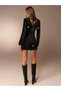 Rochie mini, negru - 2
