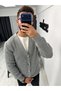 Men’s V-Neck Button-Up Relaxed-Fit Knit Cardigan - 2